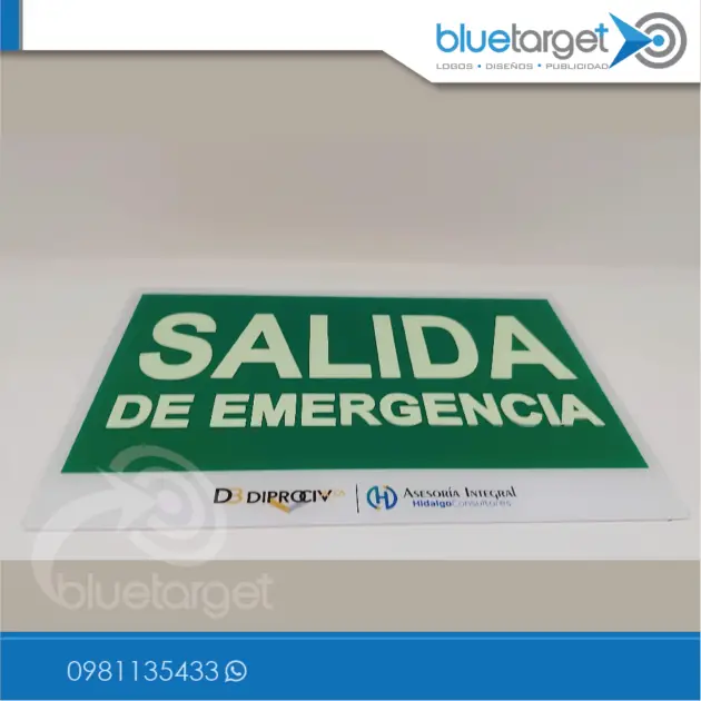 Señalética Normativa en acrílico